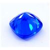 Image 2 : Lab Created Cushion Blue Sapphire 7.50 Cts - VVS