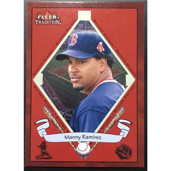2002 FLEER TRADITION MANNY RAMIREZ (HOF)