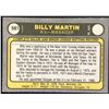 Image 2 : 1981 FLEER BILLY MARTIN