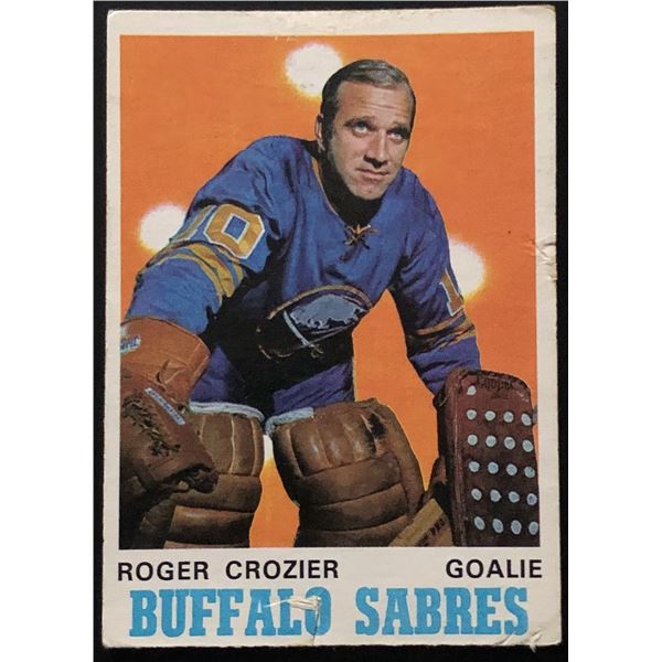 1970-71 O-PEE-CHEE ROGER CROZIER (HOF)