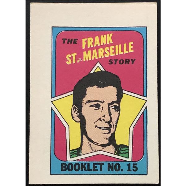 1971-72 O-PEE-CHEE FRANK ST. MARSEILLE