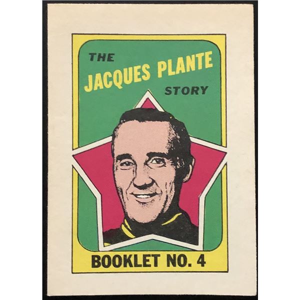 1971-72 O-PEE-CHEE JACQUES PLANTE (HOF)