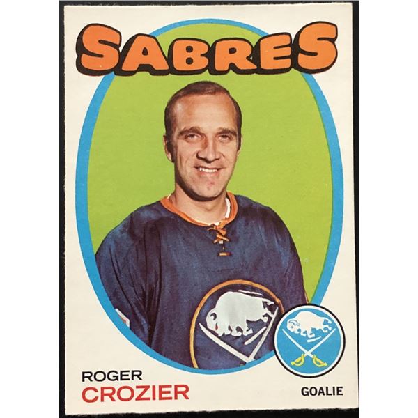 1971-72 O-PEE-CHEE ROGER CROZIER (HOF)