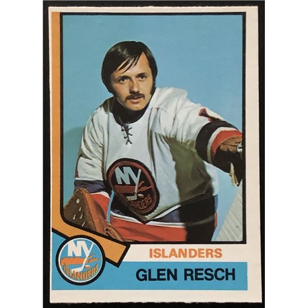 1974-75 O-PEE-CHEE GLENN 'CHICO' RESCH ROOKIE CARD