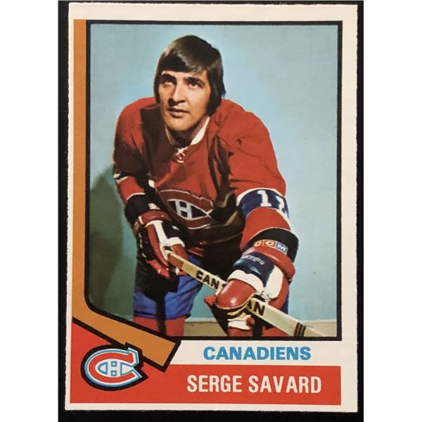 1974-75 O-PEE-CHEE SERGE SAVARD (HOF)