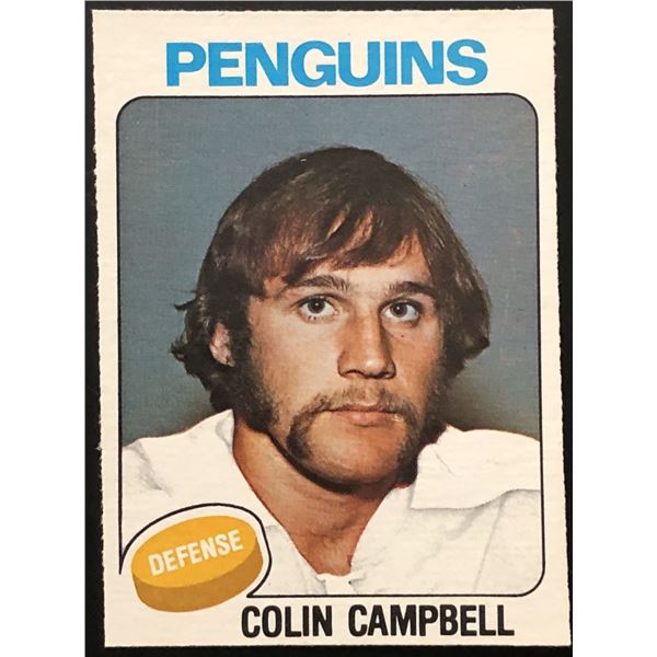 1975-76 O-PEE-CHEE COLIN CAMPBELL ROOKIE CARD