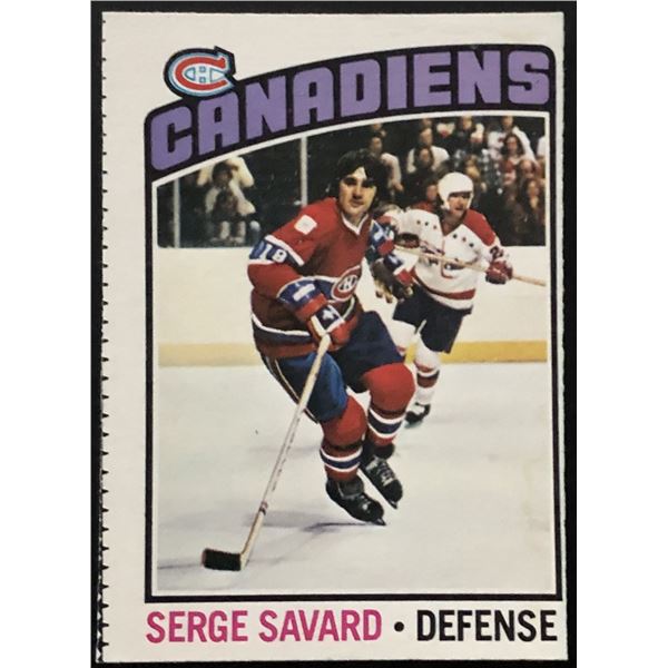 1976-77 O-PEE-CHEE SERGE SAVARD (HOF)