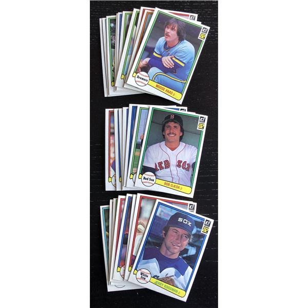 1982 DONRUSS MLB COLLECTION - 25 CARDS