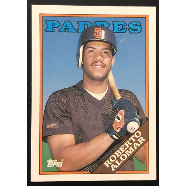 1988 TOPPS TRADED ROBERTO ALOMAR (HOF) ROOKIE CARD