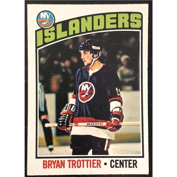 1976-77 O-PEE-CHEE BRYAN TROTTIER (HOF) ROOKIE CARD