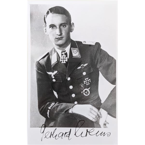 Gerhard Zoppoth signed photo