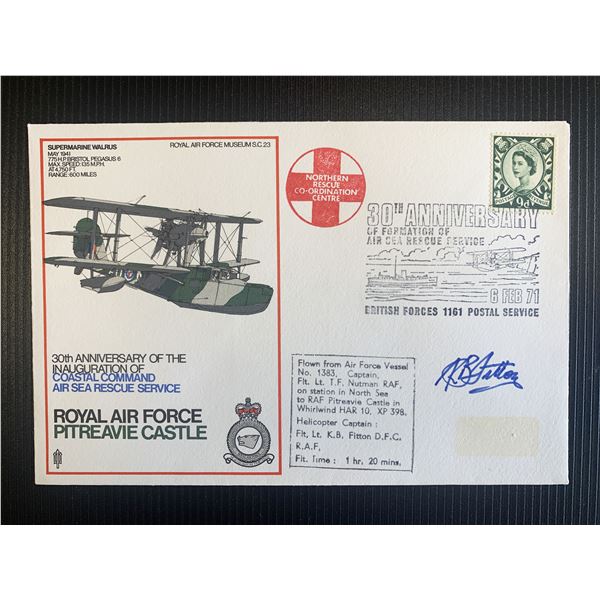 Keith B Fitton signed first day cover
