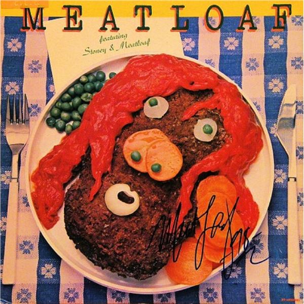 Meat Loaf signed Stoney and Meatloaf album