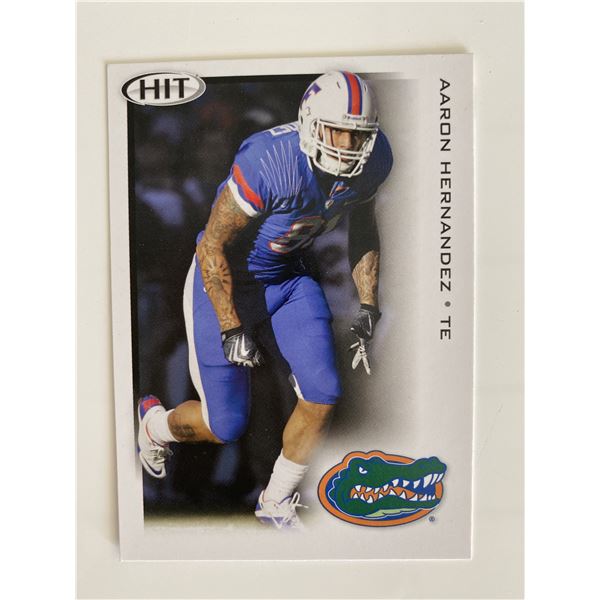 Aaron Hernandez University of Florida Gators 2010 Sage HIT #22 Trading Card