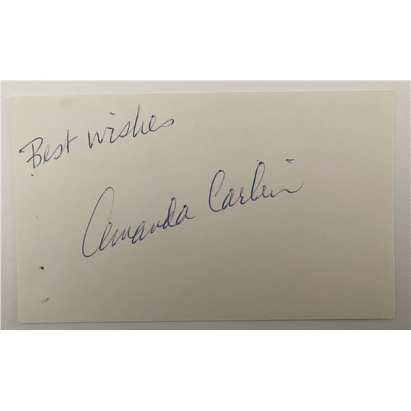 Amanda Carlin original signature