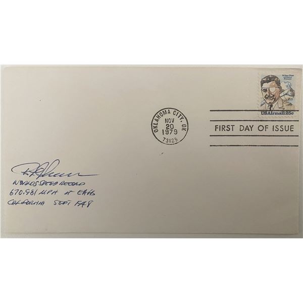 World Speed Record winner R.L Johnson signed FDC