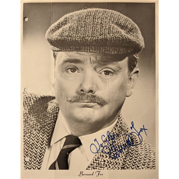 Bewitched Bernard Fox signed photo