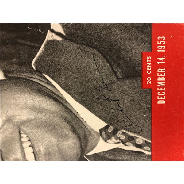 Richard Nixon signed Life Magazine. GFA Authenticated