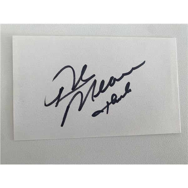 Indy Car Racer Rick Mears original signature