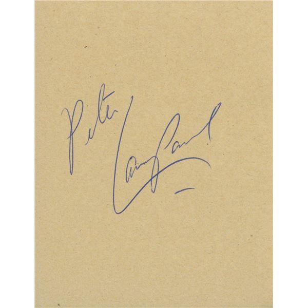 Peter Lawford signature cut. GFA Authenticated