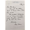 Image 1 : Lieutenant General Walter D. Druen Jr. handwritten and signed letter