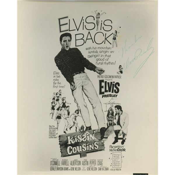 Elvis Presley signed "Kissin Cousins" movie photo. GFA Authenticated