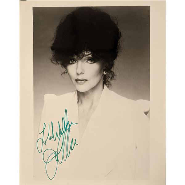 Joan Collins signed photo