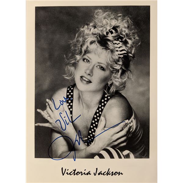 Victoria Jackson Signed Photo