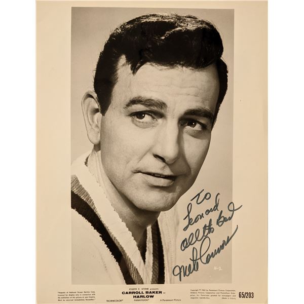 Mannix Mike Connors signed photo