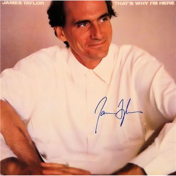 James Taylor signed "That's Why I'm Here" album