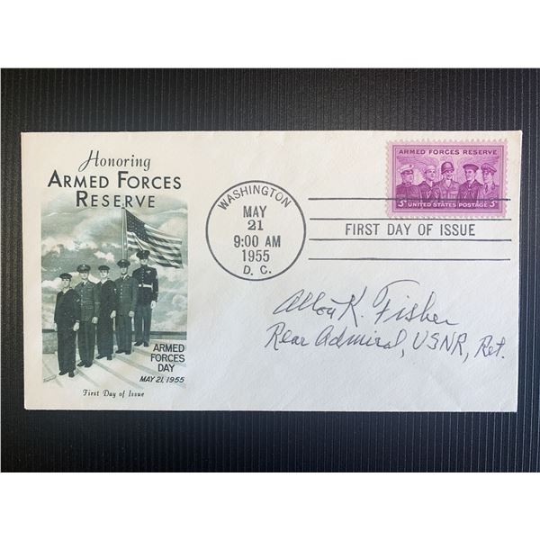 Alton K Fisher signed first day cover
