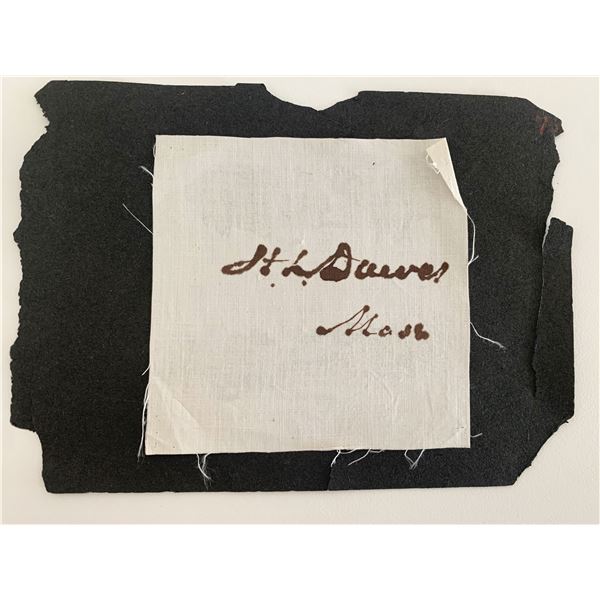 HL Davever signature cut