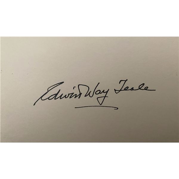 Edwin Way Teale Signature