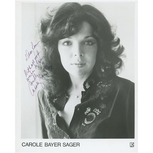 Carole Bayer Sager signed photo