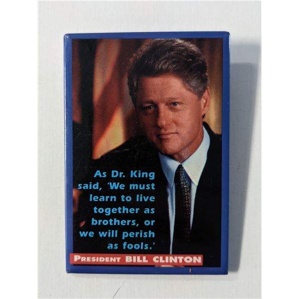 President Bill Clinton Vintage Pin