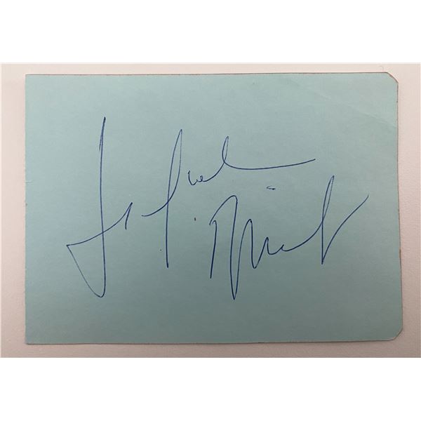 The Deep Actress Jackie Bisset signature