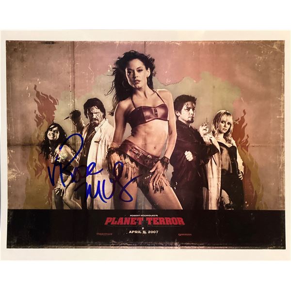 Planet Terror Rose McGowan signed movie photo