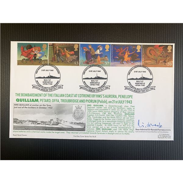 Ronald Forrest signed first day cover