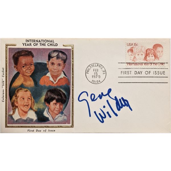 Gene Wilder Signed First Day Cover