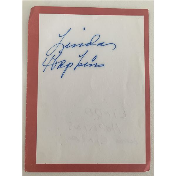 Linda Hopkins original signature