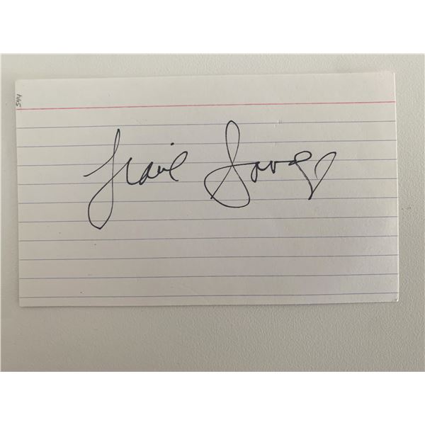 Tracie Savage original signature