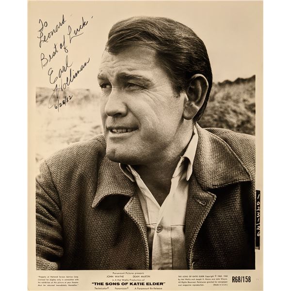 Earl Holliman signed photo