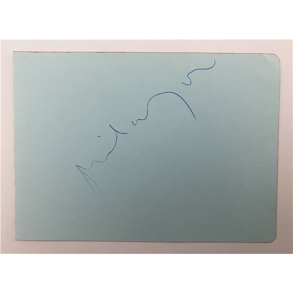 Actor Michael York original signature