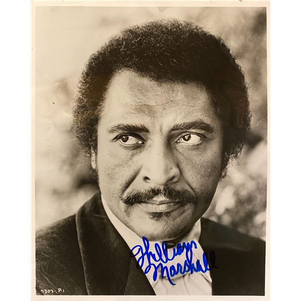 William Marshall signed photo