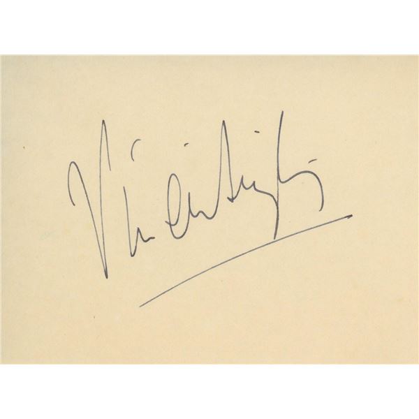 Vivien Leigh signature cut