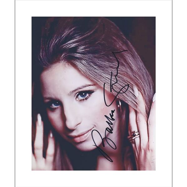 Barbara Streisand signed  photo. GFA Authenticated