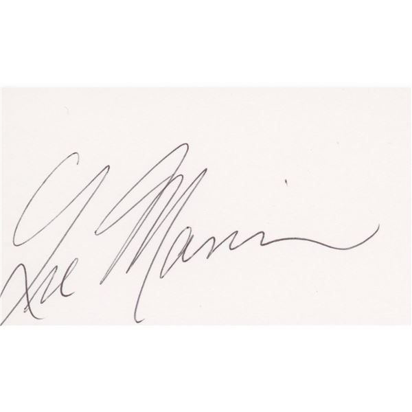 Lee Marvin signature cut