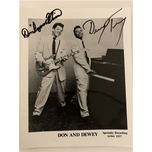Don and Dewey signed photo
