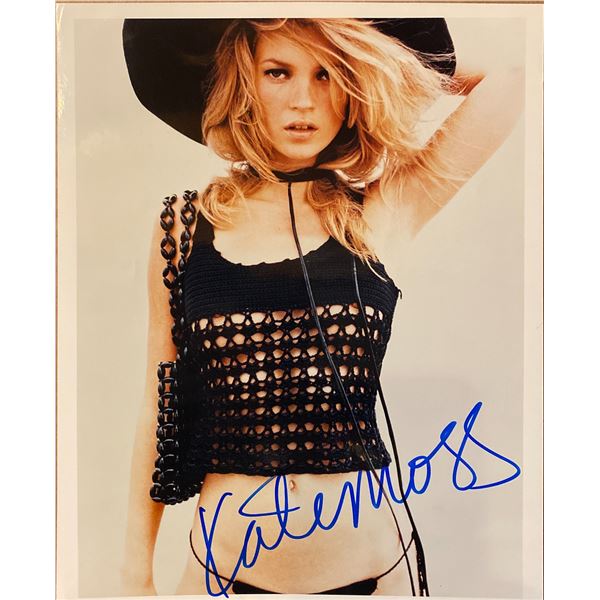 Kate Moss signed photo