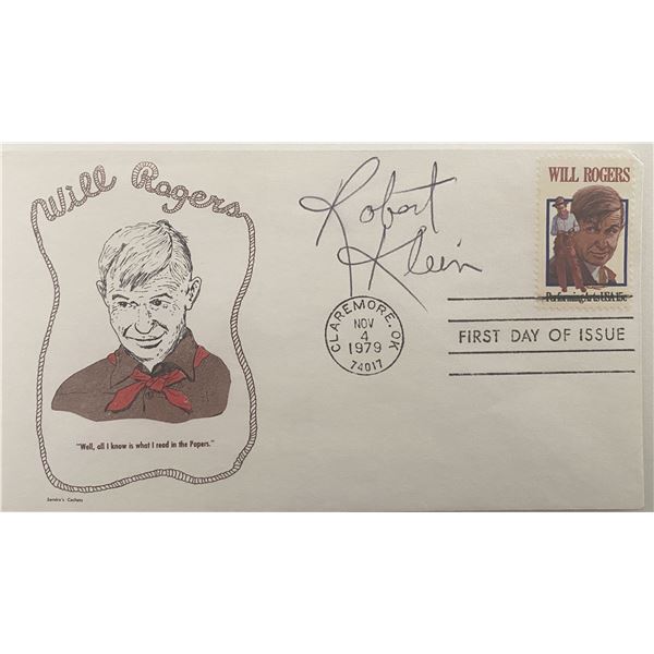 Robert Klein signed 1979 first day cover